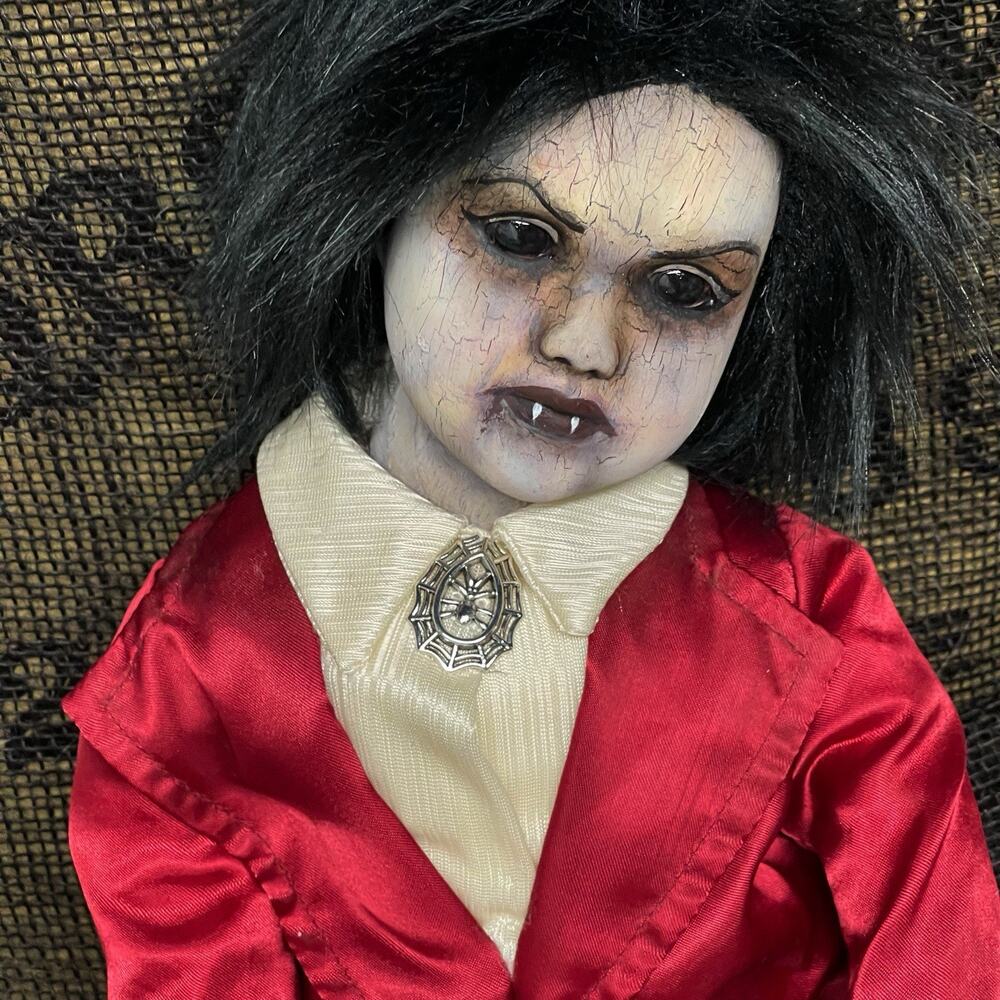OOAK Creepy Odd 18” Vampire Undead Scary Spooky Dark Halloween Horror Art Doll